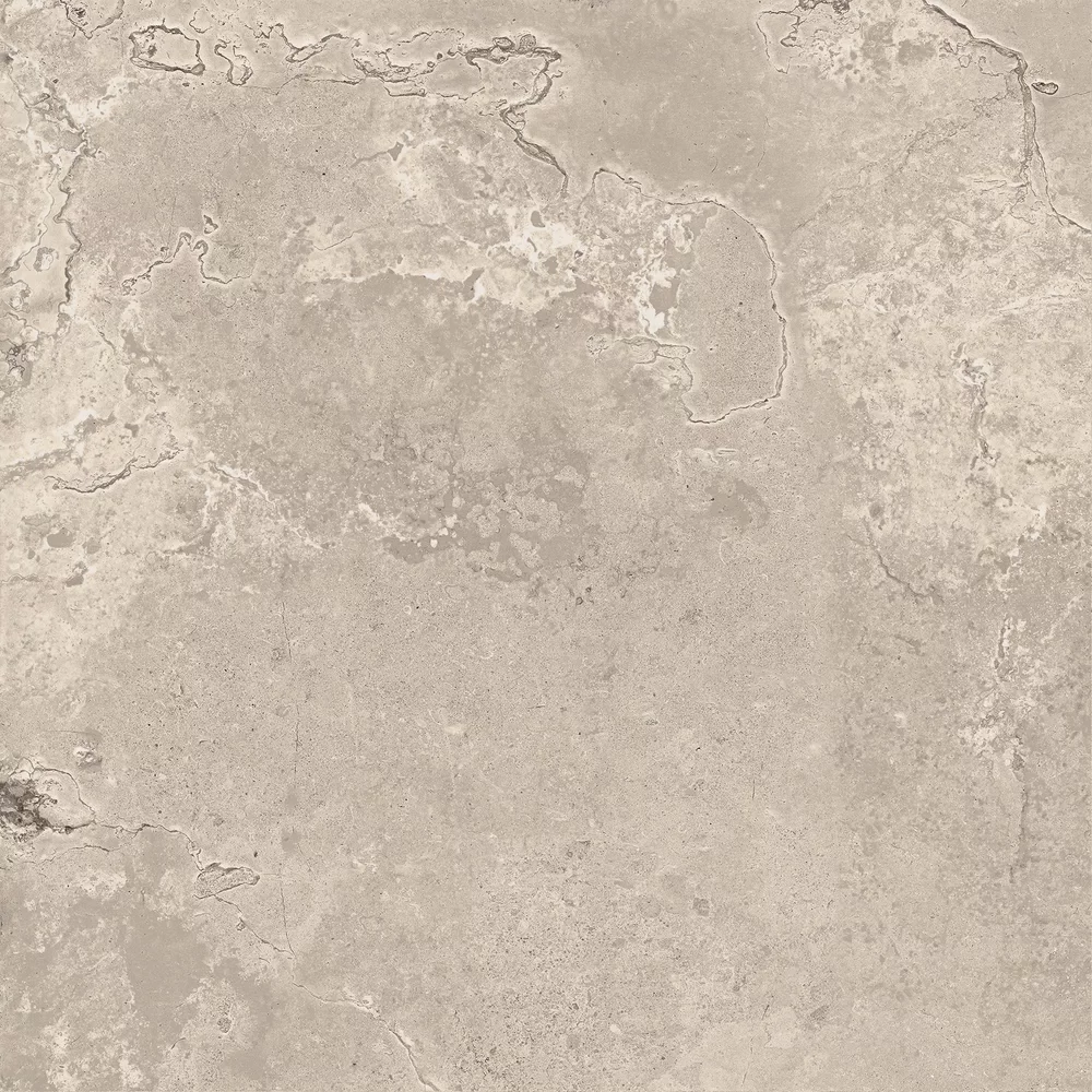 Piastrella Out.20 Limoges Sand di ABK in beige, finitura R11, 80x80, spessore 20 mm.