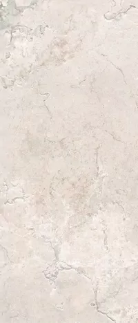 Piastrella Pietra Viva Limoges White di Gardenia&Ariana in bianco, finitura Nat P.tech, 120x280, spessore 6 mm.