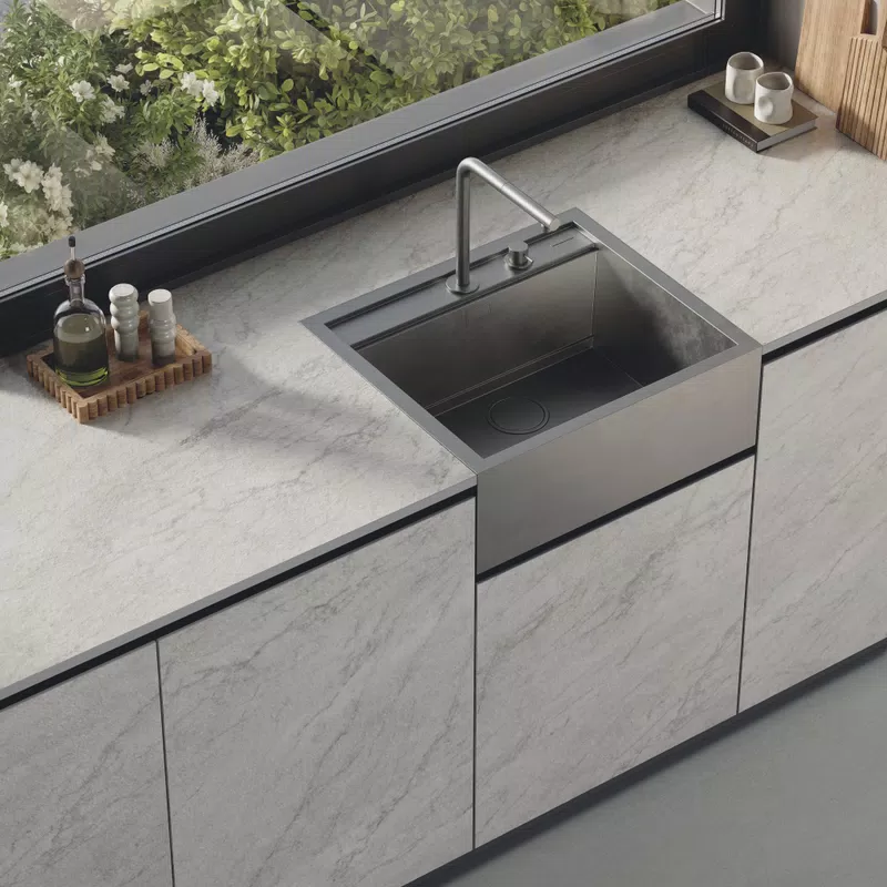 ABKSTONE CARRARA GIOIA BOCC + ABK CLIFF ASH 60X120