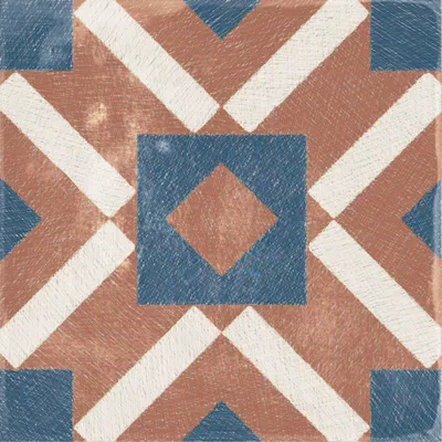 Piastrella Multicolore Play, effetto decor, 20x20, finitura Naturale.