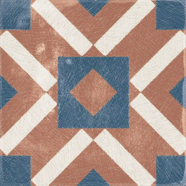 Multicolour Play tile, decorative effect, 20x20, Natural finish.
