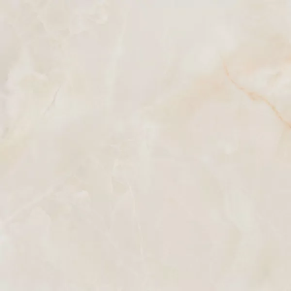 Marble-effect Beige tile from the Eterea collection by Gardenia&Ariana, size 120x120, Lux finish, Rettificato edges.