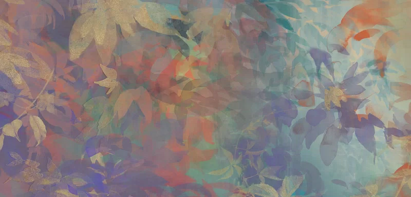 WIDE&STYLE FOLIAGE ORANGE A PANNELLO C 60X120