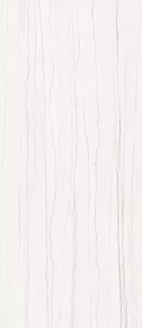 Sensi Nuance White Macaubas tile by ABK in white, Lux 3D finish, 120x280, 6 mm thickness.