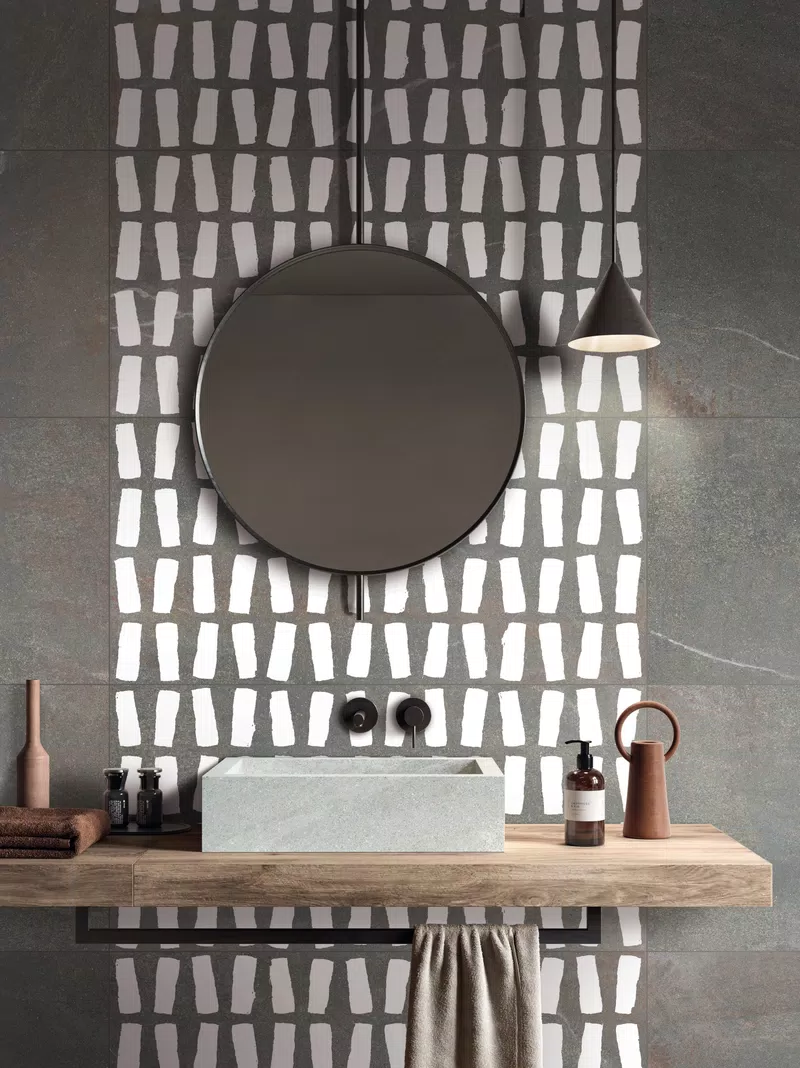 06 POETRY STONE PIASE MUD 60X120 + TRACES MUD 60X120 + PIASE ASH