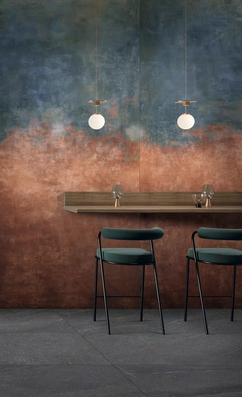 ART WALLS DEGRADE' 120X280 + ROCKIN' LAVA 60X120
