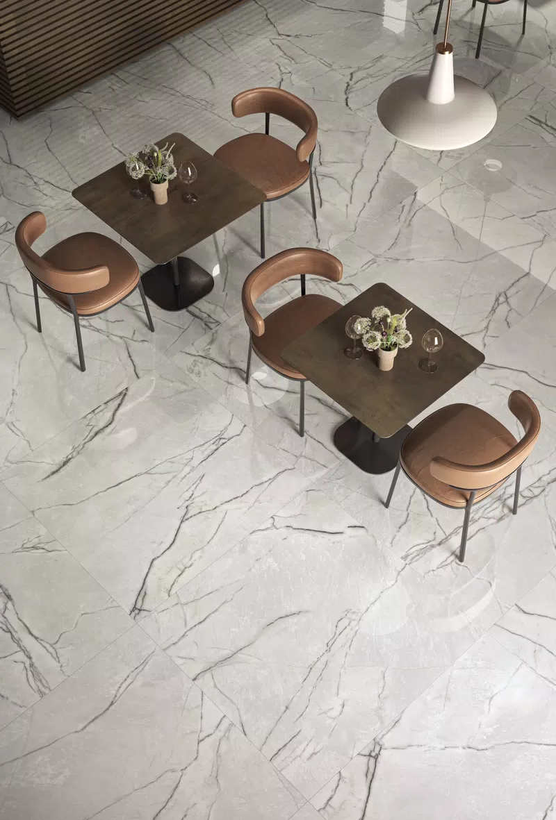 SUPREME TREASURE GREYLAC PLATINUM LUX 120X120 + MATERIA REBEL BRONZE 12 MM