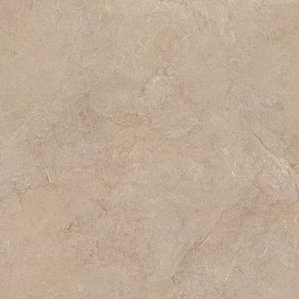 Beige Magma tile, stone effect, 120x120, Nat 3D finish.