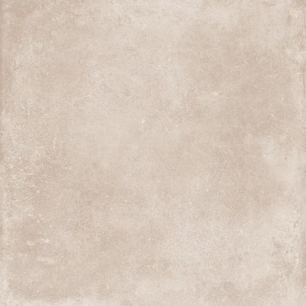 Cement-effect Beige tile from the Plein Air collection by Gardenia&Ariana, size 80x80, R11 finish, Rettificato edges.