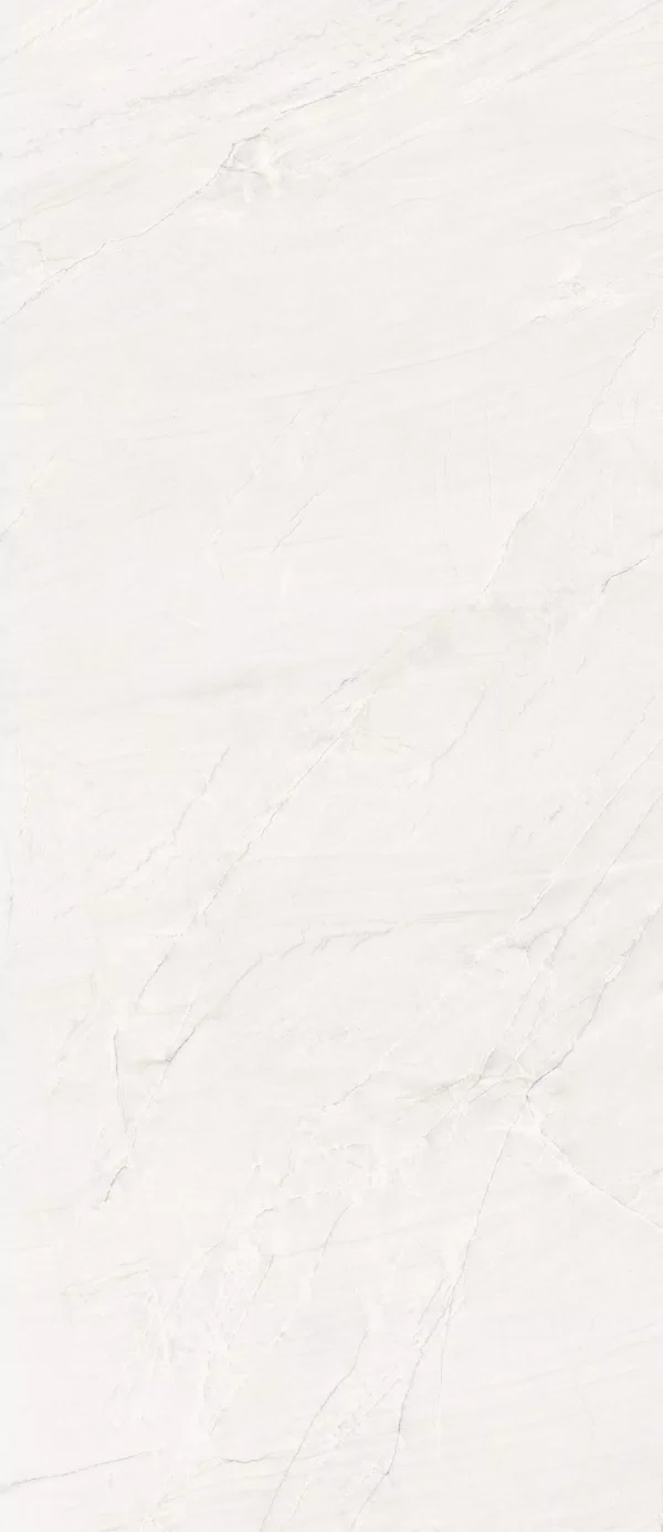 Marble-effect White tile from the Sensi White collection by ABK, size 120x280, Soft finish, Rettificato edges.
