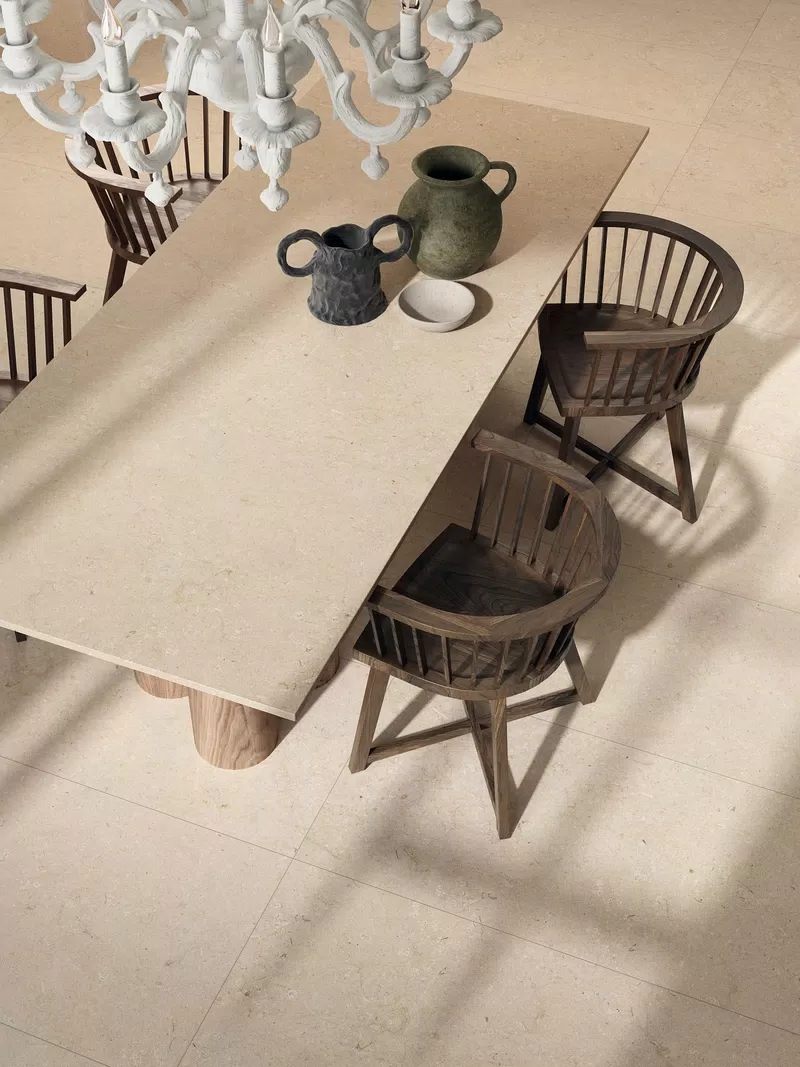 32 POETRY STONE TRANI BEIGE 60X120+ABKSTONE TRANI BEIGE 20MM