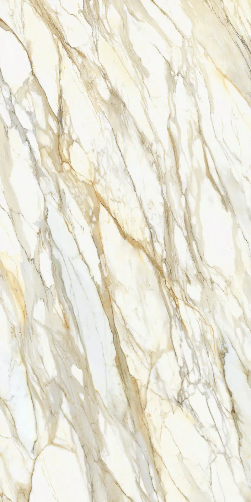 Marble Calacatta Borghini slab by ABKStone in white, Soft finish, 163,5x323, 12 mm thickness.