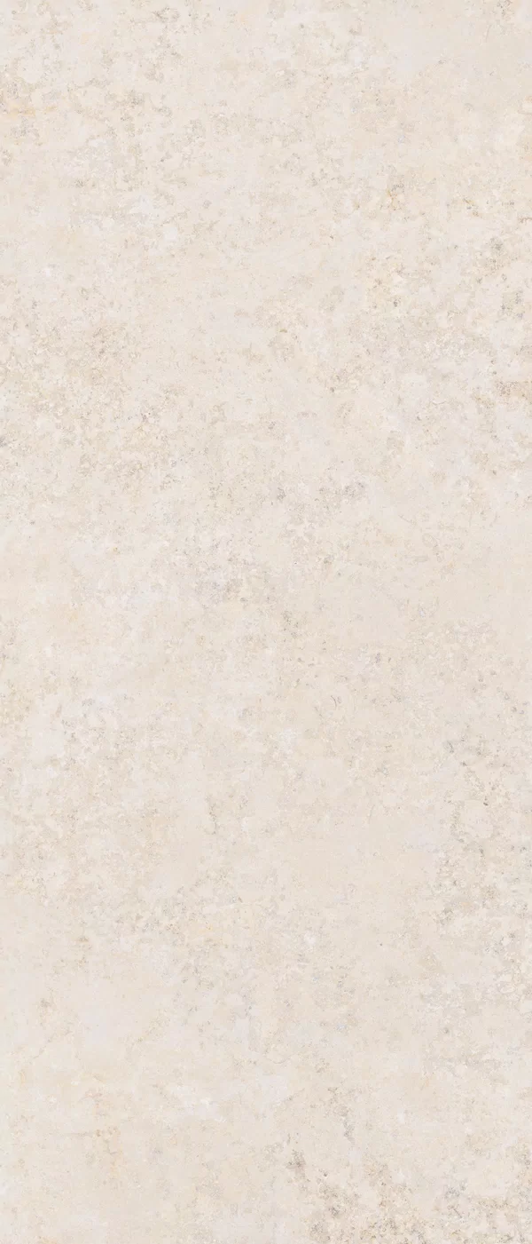 Stein-Optik Weiß Fliese aus der Kollektion Poetry Stone Reloaded von ABK, Format 120x280, Oberfläche Nat P.tech, Kante Rettificato.