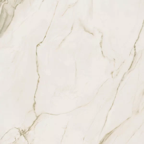 Marble-effect White tile from the Supreme Evo collection by Flaviker, size 120x120, Lux finish, Rettificato edges.