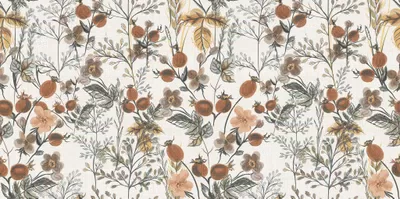 Wide&Style Mini Berries tile by ABK in multicolour, Natural finish, 60x120, 8.5 mm thickness.
