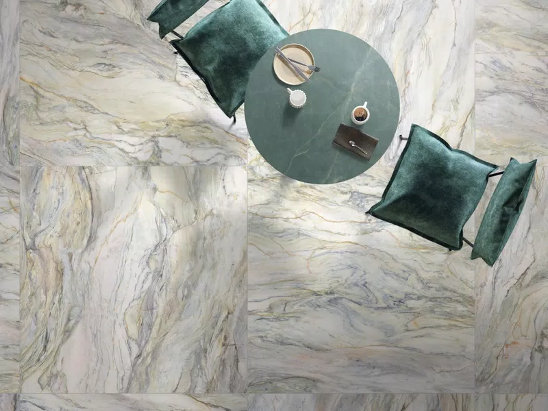 C_01 SENSI NUANCE QUARZITE FUSION N. 120X120+SEA GREEN SOFT 120X280