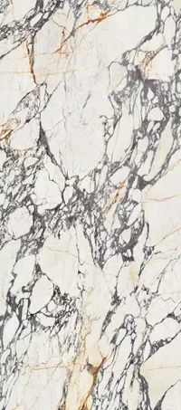 Piastrella Bianco Supreme Treasure, effetto marmo, 120x280, finitura Lux.