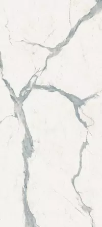 Piastrella Bianco Supreme Evo, effetto marmo, 120x280, finitura Lux.
