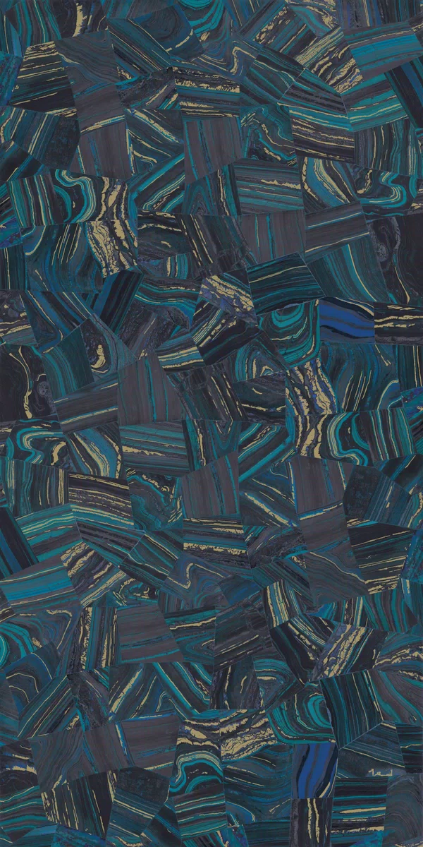 Piastrella Multicolore Wide&Style On Demand, effetto decor, 160x320, finitura Naturale.