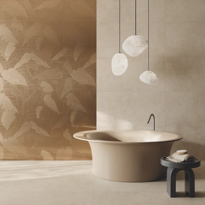 D_04 SENSI WH.ADRIA N.60X120+SHAPE DEC.LEAF 60X120