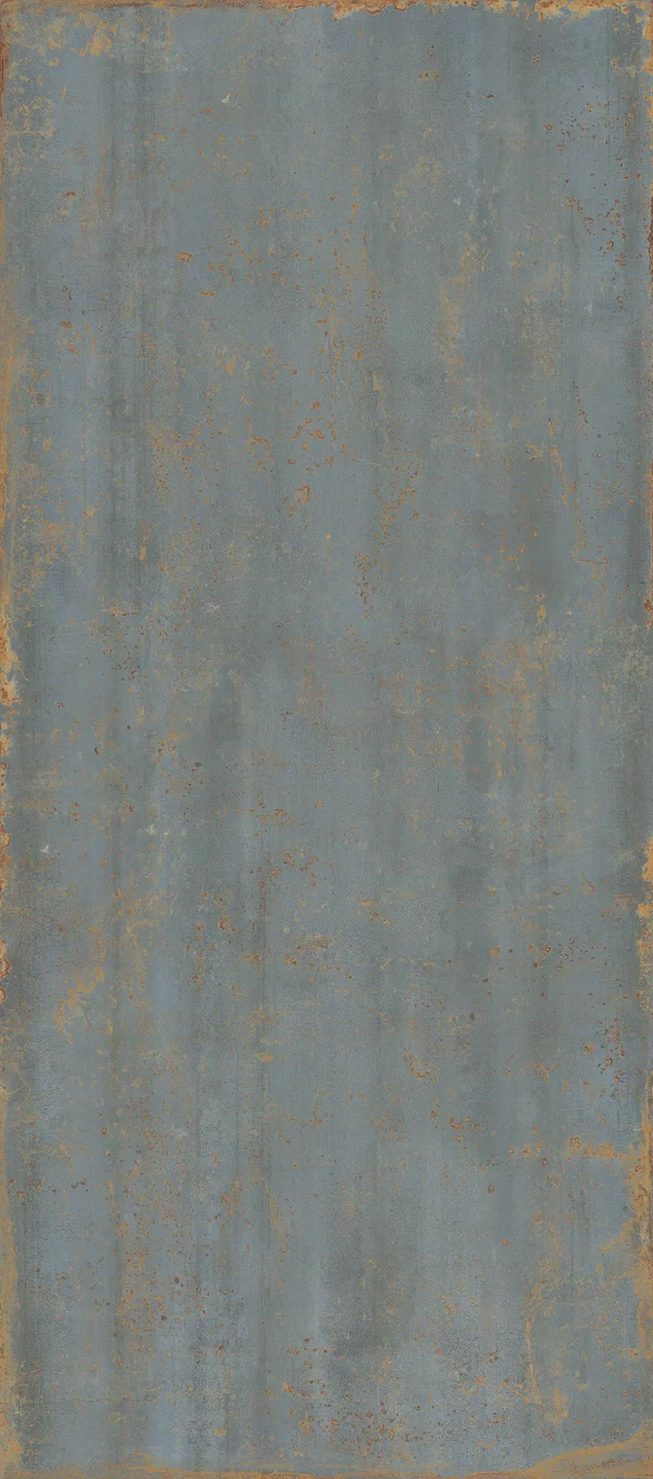 Green Oxide tile, metal effect, 120x280, Natural finish.