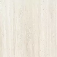Piastrella Dorica Travertino Ivory Vein di Gardenia&Ariana in bianco, finitura Nat P.tech, 120x120, spessore 8.5 mm.