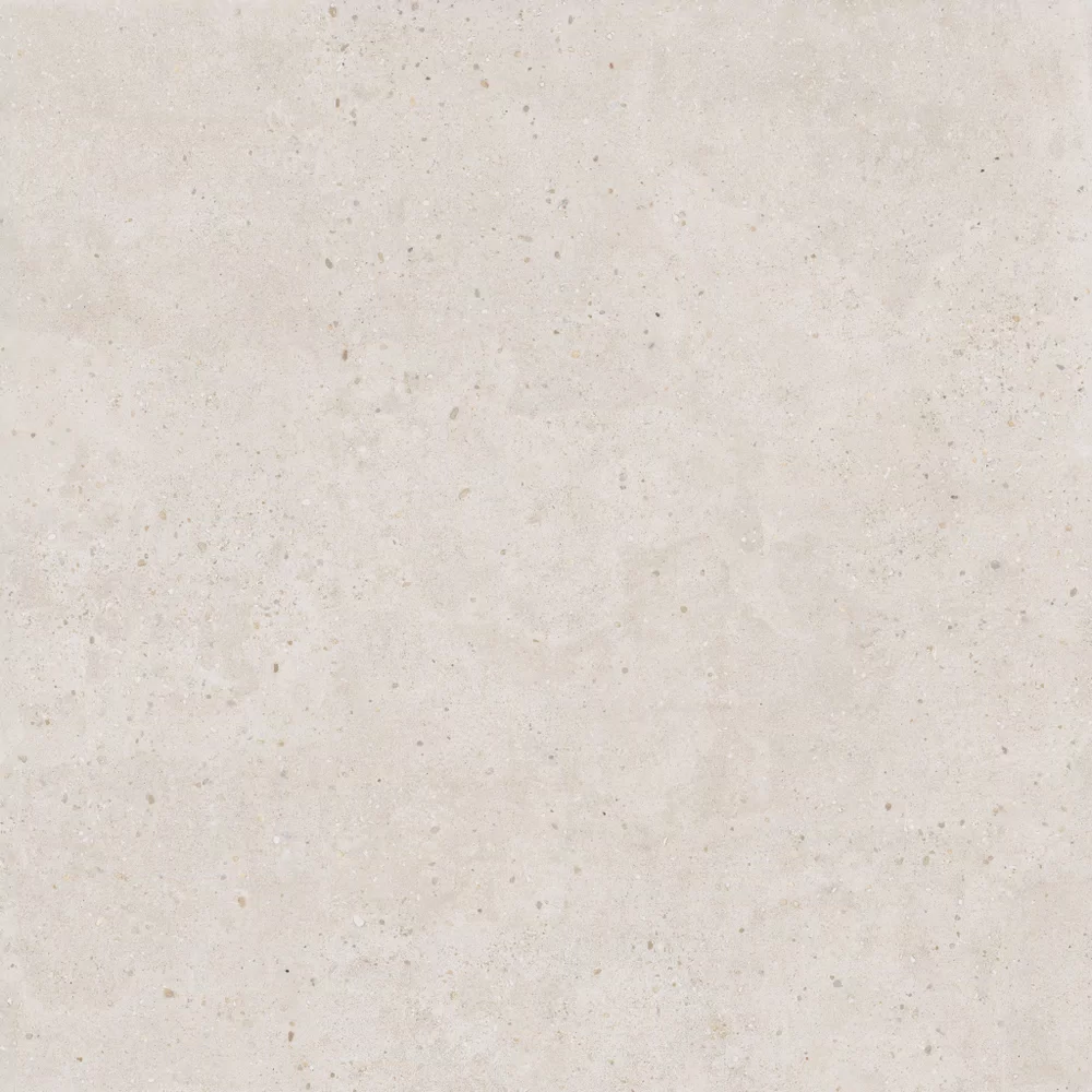 White Cosmopolitan tile, cement effect, 160x160, Nat P.tech finish.