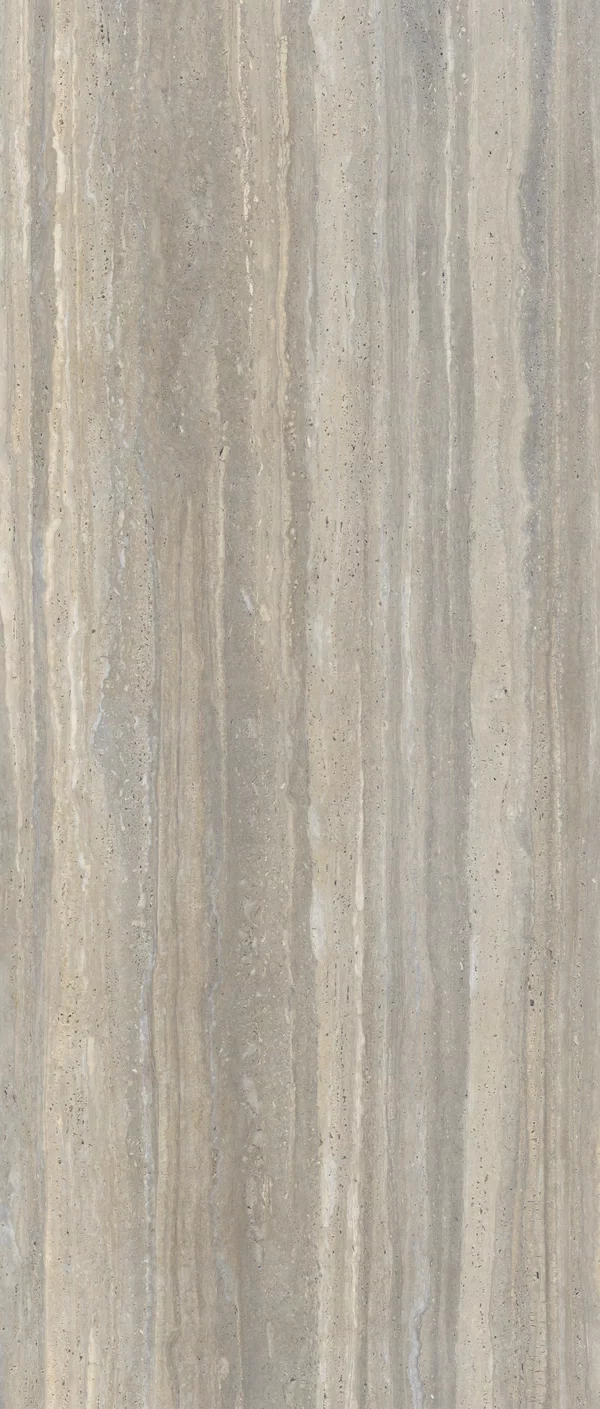 Dorica Greige tile by Gardenia&Ariana in beige, Nat P.tech finish, 120x280, 6 mm thickness.
