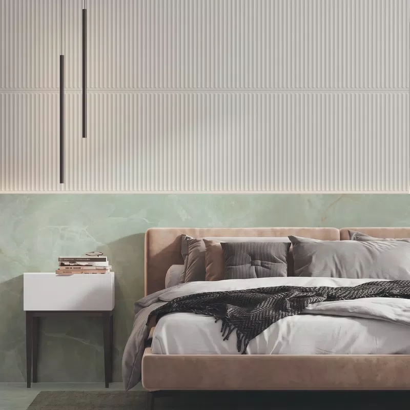 C_01 ETEREA JADE 120X280 LUX + RIGHE GESSO 60X120 NAT