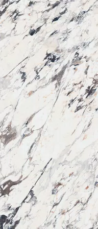 Piastrella Bianco Sensi Up, effetto marmo, 120x280, finitura Lux.