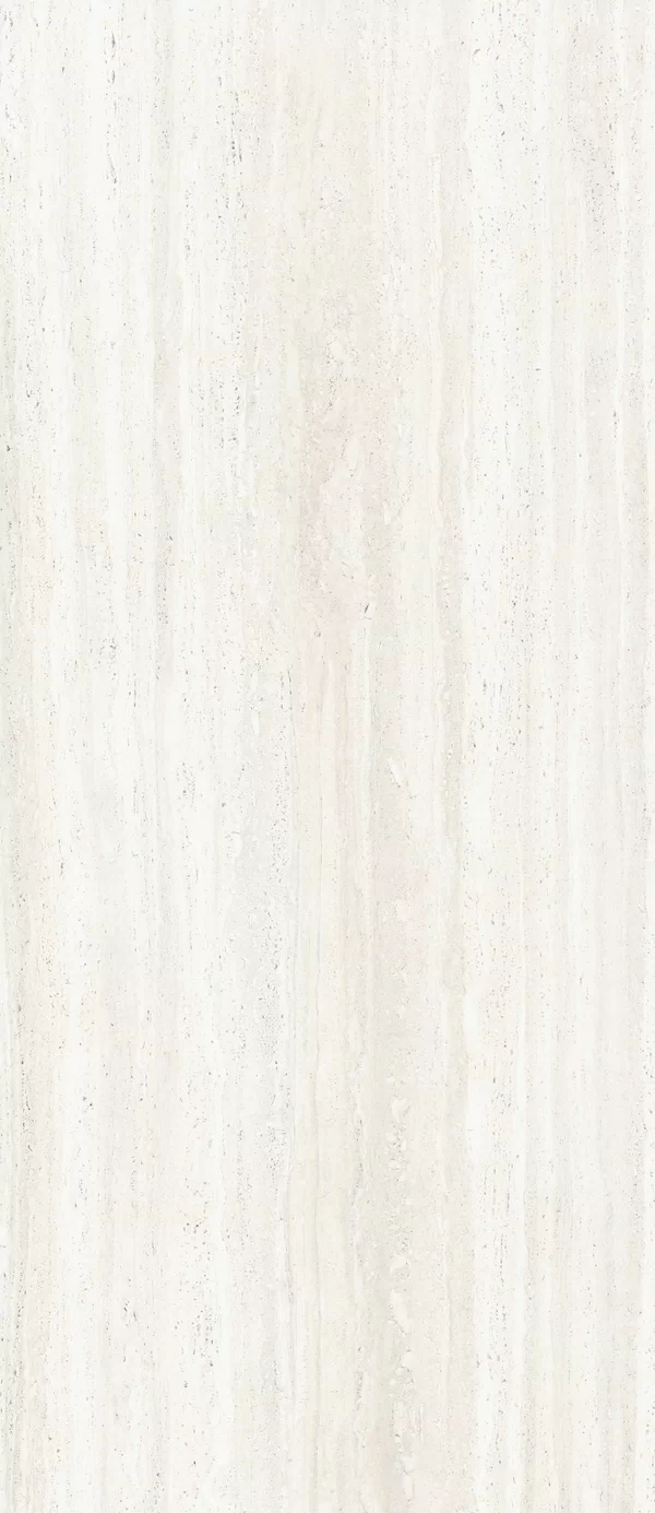 Carreau Sensi Roma White par ABK en blanc, finition Nat P.tech, 120x280, épaisseur 6 mm.