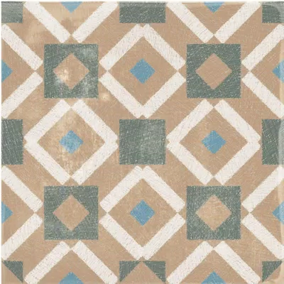 Piastrella Play Play Labyrinth Mix Multicolor di ABK in multicolore, finitura Naturale, 20x20, spessore 8.5 mm.