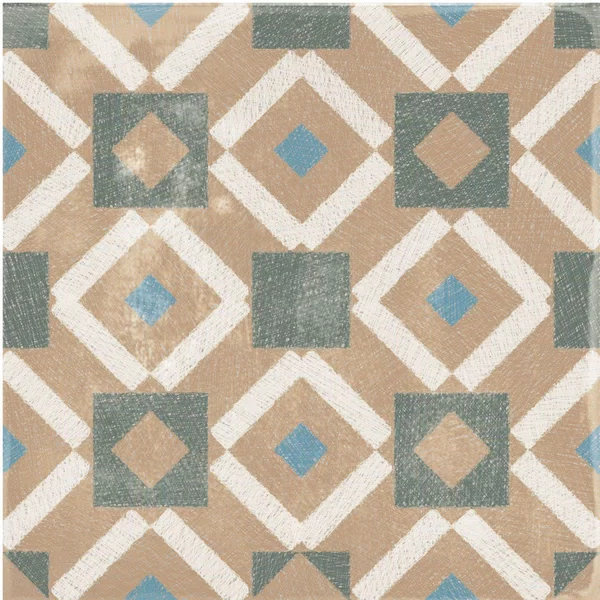 Play Play Labyrinth Mix Multicolor tile by ABK in multicolour, Natural finish, 20x20, 8.5 mm thickness.