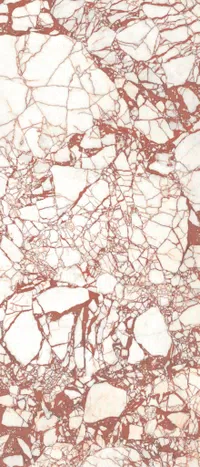 Piastrella Bianco Supreme Hedonism, effetto marmo, 120x280, finitura Lux 3D.