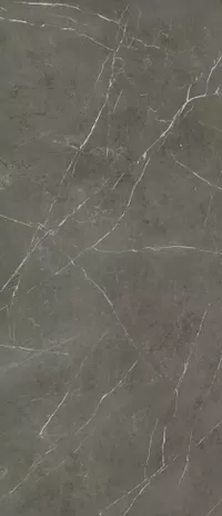 Piastrella La Marmoteca Grey Stone di Gardenia&Ariana in grigio, finitura Soft, 120x280, spessore 6 mm.