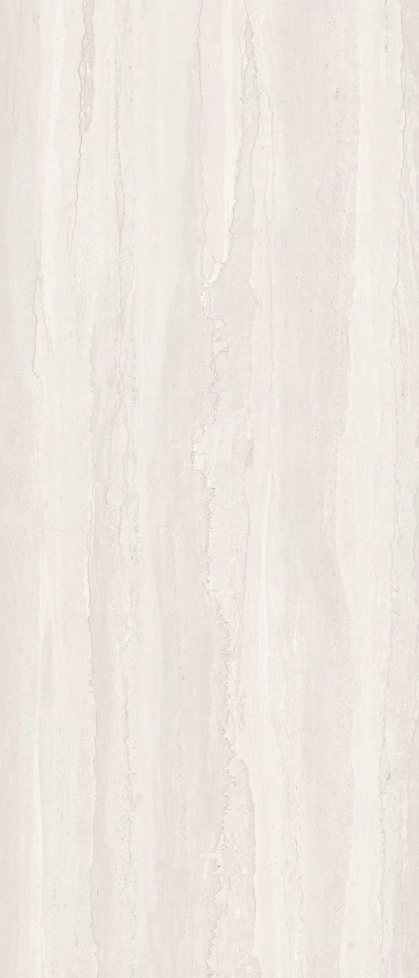 Carreau effet pierre Blanc de la collection Double par Flaviker, format 120x280, finition Nat P.tech, bord Rettificato.