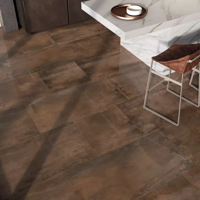 Interno 9 Rust 60x120 + 60x60