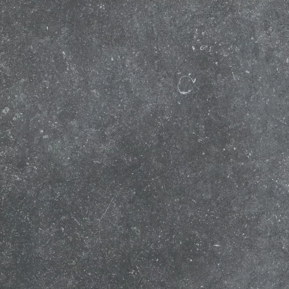 Piastrella effetto pietra Nero della collezione X20 di Flaviker, formato 60x60, finitura R11, bordo Rettificato.