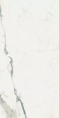 Carreau effet marbre Blanc de la collection Sensi Up par ABK, format 60x120, finition Lux, bord Rettificato.