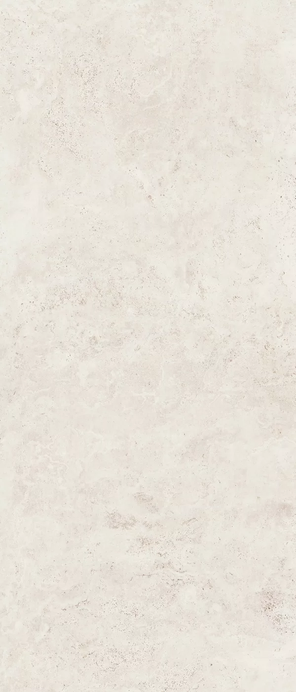 Stone-effect White tile from the Dorica collection by Gardenia&Ariana, size 120x280, Nat P.tech finish, Rettificato edges.