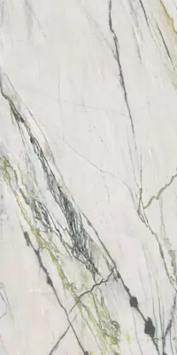 White Epoque 2.0 tile, marble effect, 60x120, Antique 3D finish.