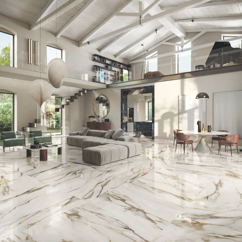 SENSI SIGNORIA calacatta vena oro lux 120x120+abkstone port gold lux OK