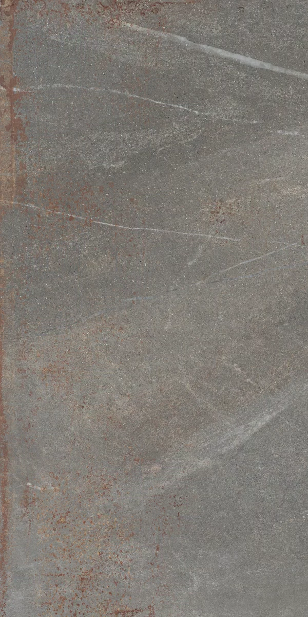 Out.20 Poetry Stone Piase Mud tile by ABK in grey, R11 finish, 60x120, 20 mm thickness.