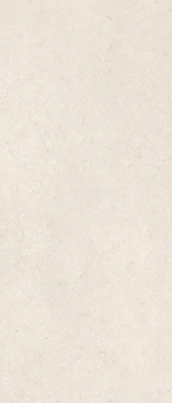 Stone-effect White tile from the Poetry Stone collection by ABK, size 120x280, Natural finish, Rettificato edges.