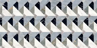 Marble-effect Multicolour tile from the Sensi Fantasy collection by ABK, size 60x120, Lux 3D finish, Rettificato edges.