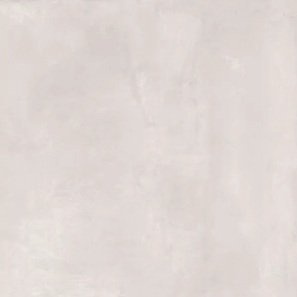 Weiß Concrea Plain Fliese, Zement-Optik, 120x120, Oberfläche Natürlich.