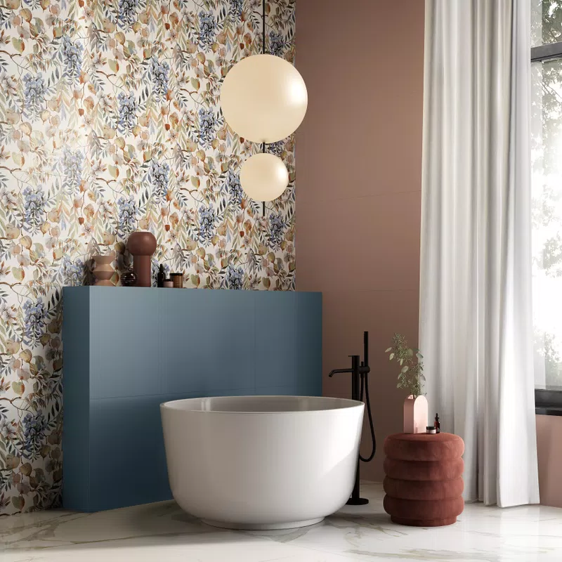 D_04 GIOIA CORTECCIA NAT 60X120 + OCEANO NAT 60X120 + PRIMAVERA NAT 60X120 + LA MARMOTECA CALCATTA ELEGANCE LUX 120X120