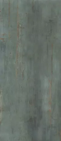 Piastrella Verde Rebel, effetto metallo, 120x280, finitura Naturale.