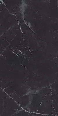 Black La Marmoteca tile, marble effect, 60x120, Lux finish.
