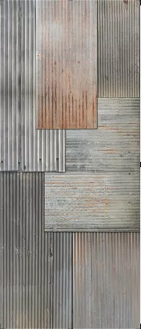 Carreau Multicolore Art Walls, effet décoratif, 120x280, finition Nat P.tech.